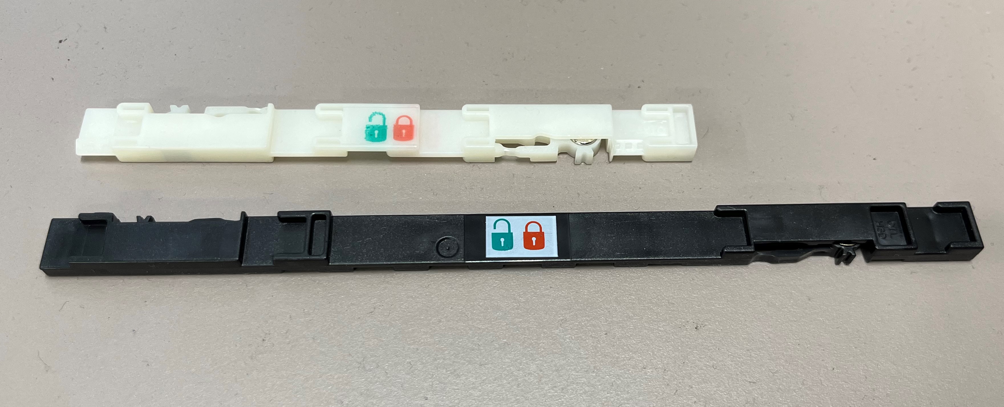 DVD and CD case locks Reaching Across Illinois Library System